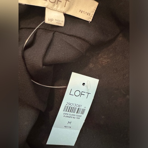 LOFT Floral Chiffon Top - Picture 2 of 3